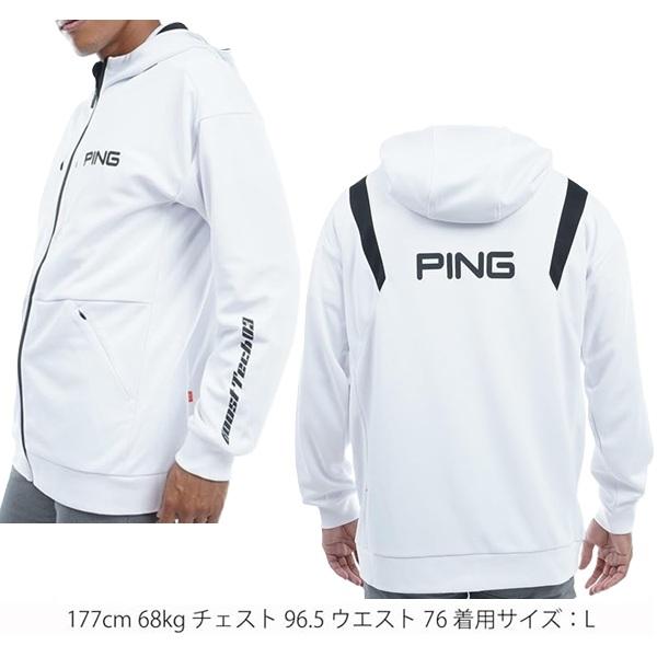 ピン ゴルフ メンズ コンパクトニット フルジップ フーディー ブルゾン＜AddElm＞   PING 621-3242801 | PING | 05