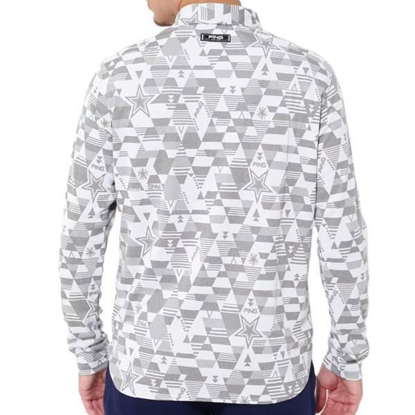 ピン ゴルフ PING GEOMETRIC プリント 長袖 ポロシャツ PING 621-3261001 | PING | 07