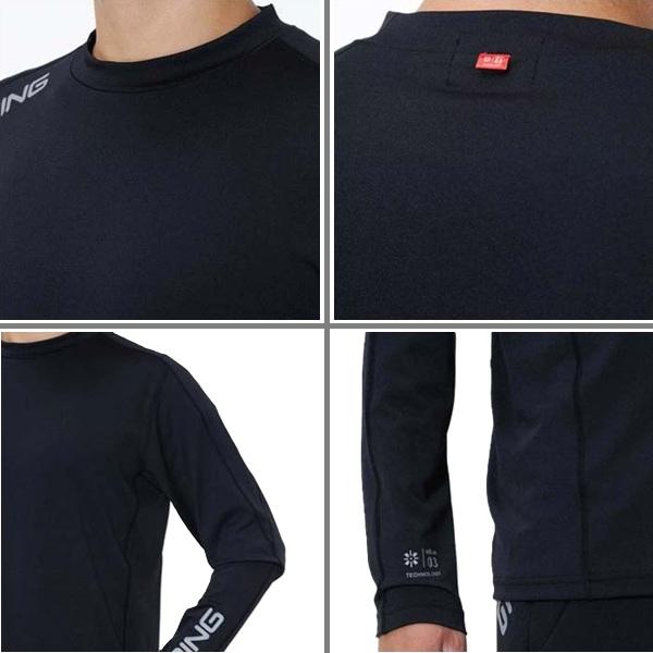 ピン ゴルフ メンズ クルーネック インナーシャツ ＜AddElm＞ PING 621-3266803 | PING | 08