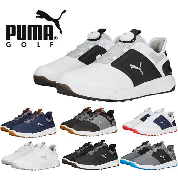 プーマ ゴルフシューズ スパイクレス イグナイト エレベート ディスク ラバーソール シューズ メンズ 日本正規品 PUMA Golf 376080 | PUMA