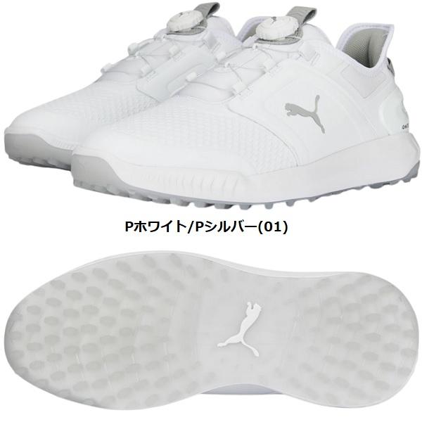 プーマ ゴルフシューズ スパイクレス イグナイト エレベート ディスク ラバーソール シューズ メンズ 日本正規品 PUMA Golf 376080 | PUMA | 01