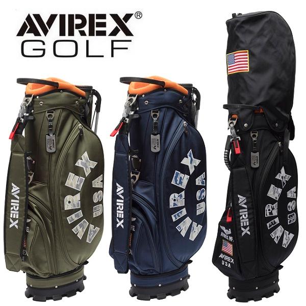 アヴィレックス ゴルフ スタンドクラブケース付きキャディバッグ ユニセックス AVIREX GOLF AVG3S-BA3 | AVIREX