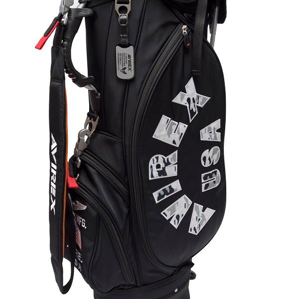 アヴィレックス ゴルフ スタンドクラブケース付きキャディバッグ ユニセックス AVIREX GOLF AVG3S-BA3 | AVIREX | 06