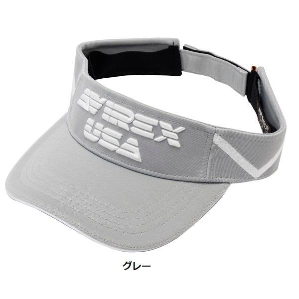 アヴィレックス ゴルフ バイザー USA サンバイザー メンズ AVIREX GOLF AVG3S-CP13 | AVIREX | 02
