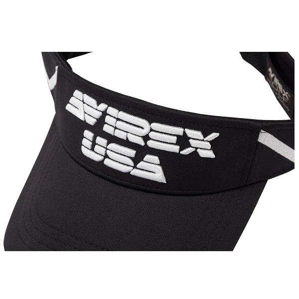アヴィレックス ゴルフ バイザー USA サンバイザー メンズ AVIREX GOLF AVG3S-CP13 | AVIREX | 04