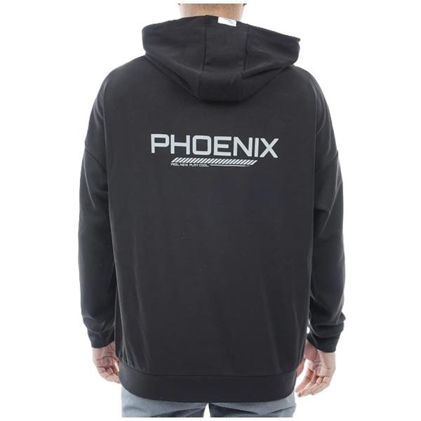 ピン ゴルフ メンズ ロゴプリント ダンボールニット 長袖 ドロップショルダー プルオーバー フーディー PING 621-4162105 | PING | 04