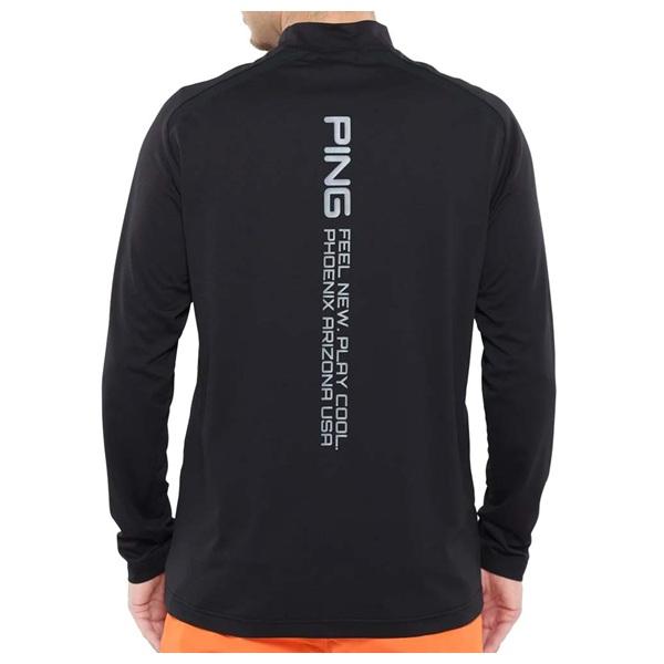 ピン ゴルフ PING ロゴプリント ハイネック 長袖シャツ 日本正規品 日本モデル PING 621-4166103 | PING | 03