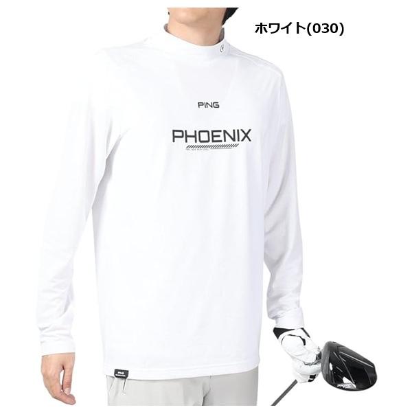 ピン ゴルフ PING ロゴプリント ハイネック 長袖シャツ 日本正規品 日本モデル PING 621-4166103 | PING | 02
