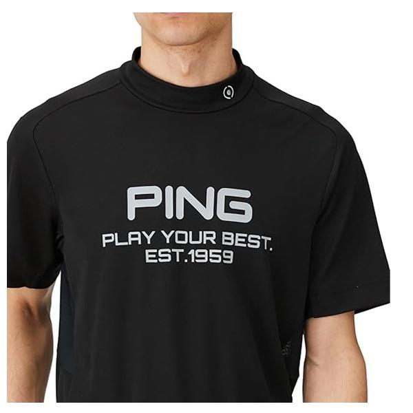 ピン ゴルフ PING メンズ テラカノコ 半袖 ハイネックシャツ PING 621-4167207 春夏モデル | PING | 04