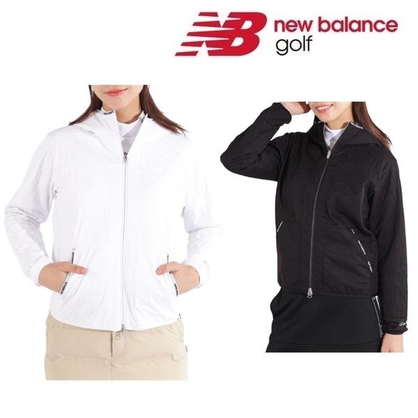 ニューバランス ゴルフ レディース 防風 撥水 保温 キルト フルジップ フーディー New Balance Golf 012-4220502 2024年秋冬モデル | New Balance Golf