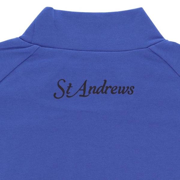 セント アンドリュース ゴルフ メンズ シャツ ベア天竺 ロゴプリント 長袖 ハイネックシャ St ANDREWS Golf  042-4266951 | St ANDREWS | 08