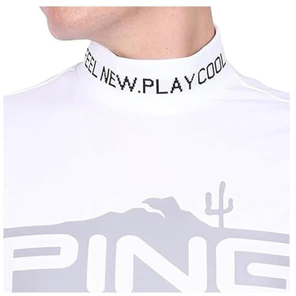 ピン ゴルフ PING メンズ  ブランドロゴ 半袖 ハイネックシャツ PING 621-4267805 春夏モデル | PING | 06