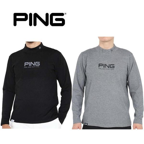 ピン ゴルフ メンズロゴプリント 長袖ハイネックニット PING 621-4275001 | PING