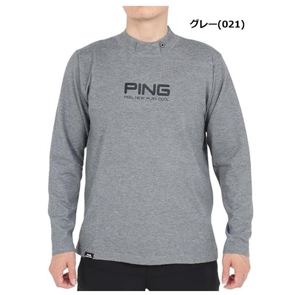 ピン ゴルフ メンズロゴプリント 長袖ハイネックニット PING 621-4275001 | PING | 02