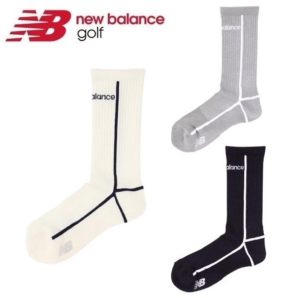 ニューバランス ゴルフ ソックス 抗菌防臭 ライン×ロゴ ミドルソックス メンズ new balance golf 012-4286003【ポスト投函配送】 | New Balance Golf