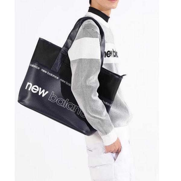ニューバランス ゴルフ トートバッグ エンボス合皮×オックス トートバッグ (UNISEX SPORT) newbalance golf 012-4981001 | New Balance Golf | 03