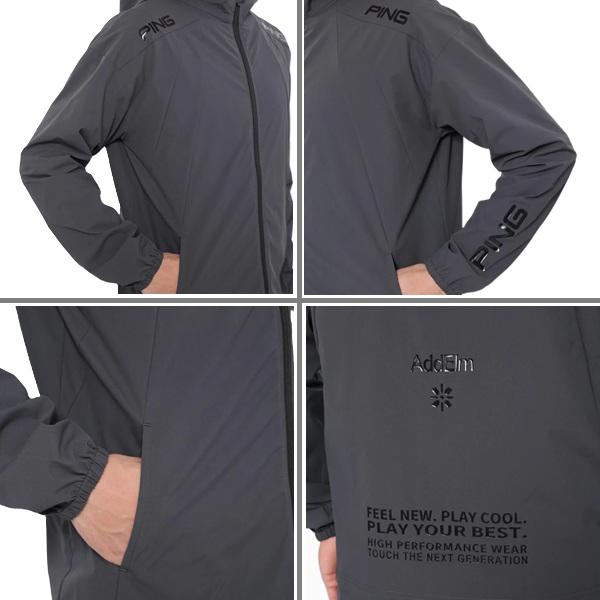 ピン ゴルフ メンズ Hyper Helix ストレッチクロスフルジップフーディブルゾン ＜AddElm＞  PING 621-5120103 | PING | 11