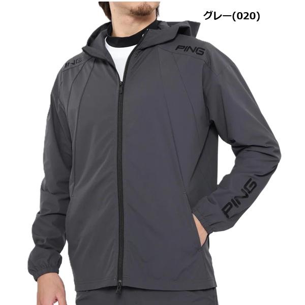 ピン ゴルフ メンズ Hyper Helix ストレッチクロスフルジップフーディブルゾン ＜AddElm＞  PING 621-5120103 | PING | 01