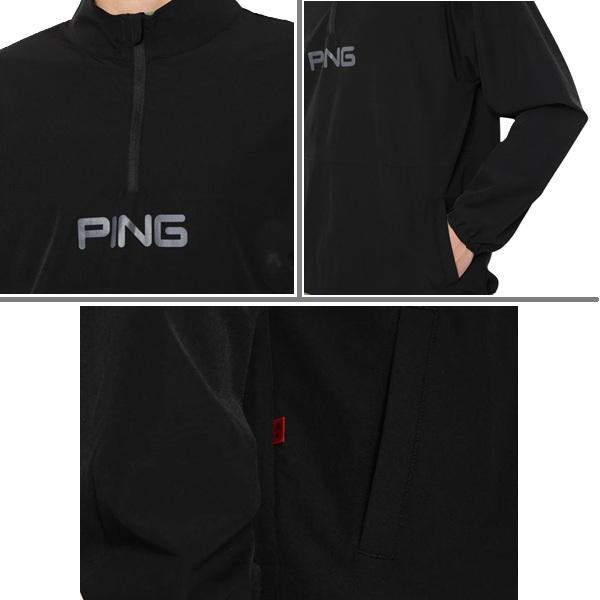 ピン ゴルフ メンズ ストレッチクロスハーフジップブルゾン ＜AddElm＞   PING 621-5120105 | PING | 10