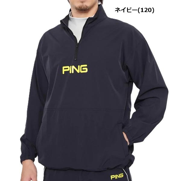 ピン ゴルフ メンズ ストレッチクロスハーフジップブルゾン ＜AddElm＞   PING 621-5120105 | PING | 02