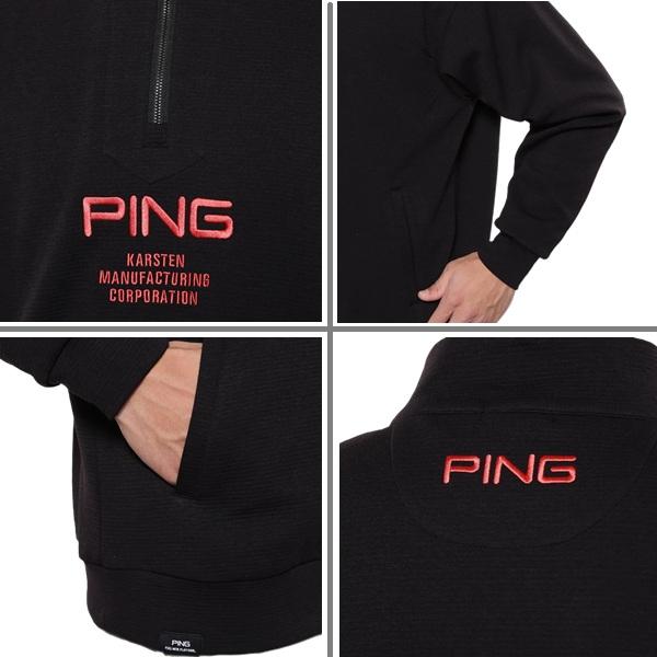 ピン ゴルフ メンズ ダンボール ハーフジップカットソー ＜PERFORMANCE＞  PING 621-5162101 | PING | 13