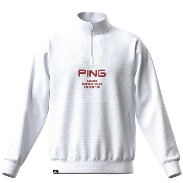 ピン ゴルフ メンズ ダンボール ハーフジップカットソー ＜PERFORMANCE＞  PING 621-5162101 | PING | 08