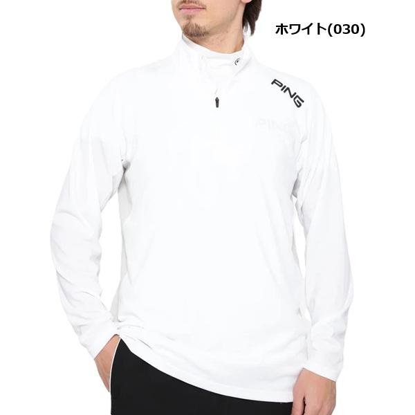 ピン ゴルフ メンズ ニュージャージ長袖ハーフジップハイネックシャツ ＜AddElm＞  PING 621-5166105 | PING | 03