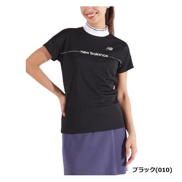 ニューバランス ゴルフ レディース 接触冷感 UVカット 半袖 モックネック プルオーバー  New Balance Golf 012-5166505 2025年春夏モデル | New Balance Golf | 01