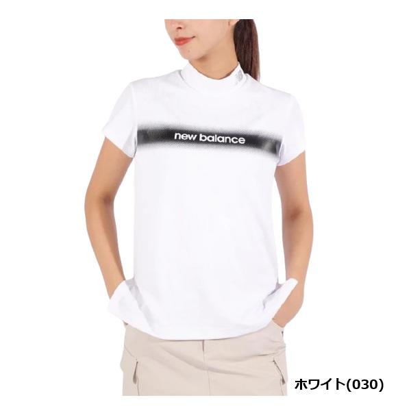 ニューバランス ゴルフ レディース 円形配色ロゴライン 半袖 モックネック プルオーバー  New Balance Golf 012-5166509 2025年春夏モデル | New Balance Golf | 02