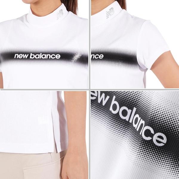 ニューバランス ゴルフ レディース 円形配色ロゴライン 半袖 モックネック プルオーバー  New Balance Golf 012-5166509 2025年春夏モデル | New Balance Golf | 07