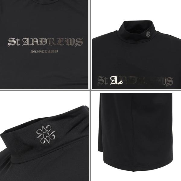 セント アンドリュース ゴルフ メンズ ストレッチ ベア天竺 半袖 ハイネックシャツ St ANDREWS 042-5167351 2025春夏モデル | St ANDREWS | 06