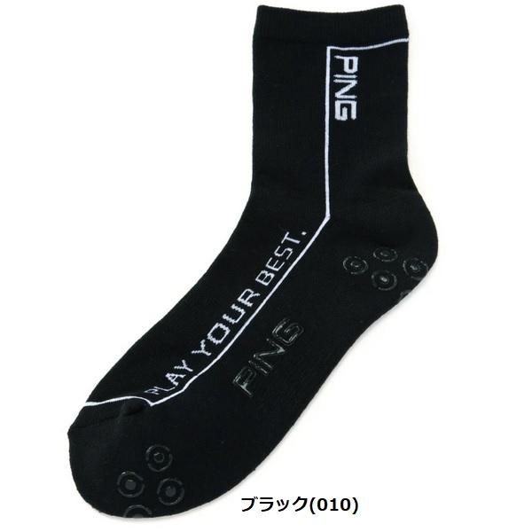 ピン ゴルフ ソックス ポリエステル綿混ショートソックス メンズ PING 621-5186103【ポスト投函配送】【2025年春夏モデル】 | PING | 01