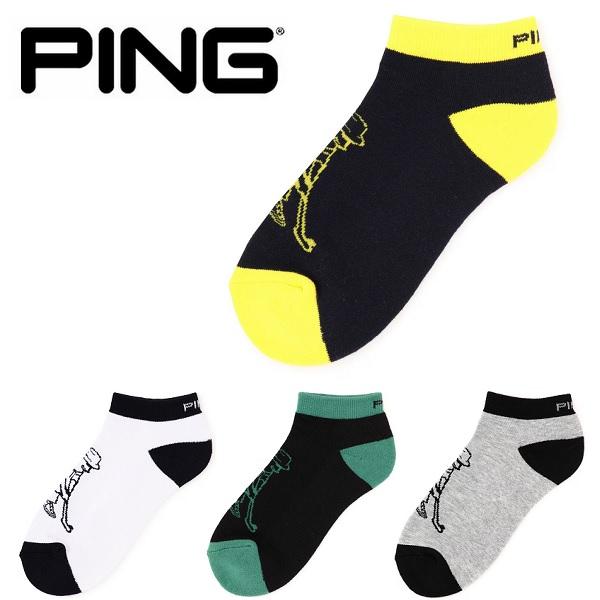 ピン ゴルフ ソックス ポリエステル綿混アンクルソックス メンズ PING 621-5186107【ポスト投函配送】【2025年春夏モデル】 | PING