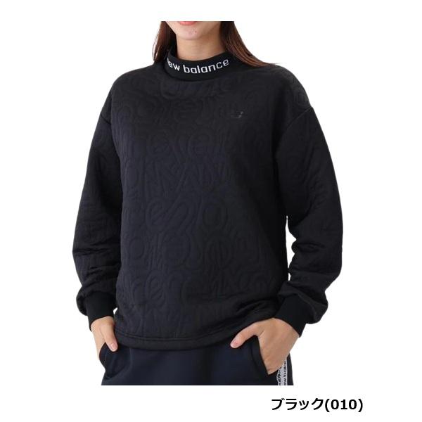 ニューバランス ゴルフ レディース テクスチャー モックネック プルオーバー New Balance Golf 012-5262505 2025年秋冬モデル | New Balance Golf | 01