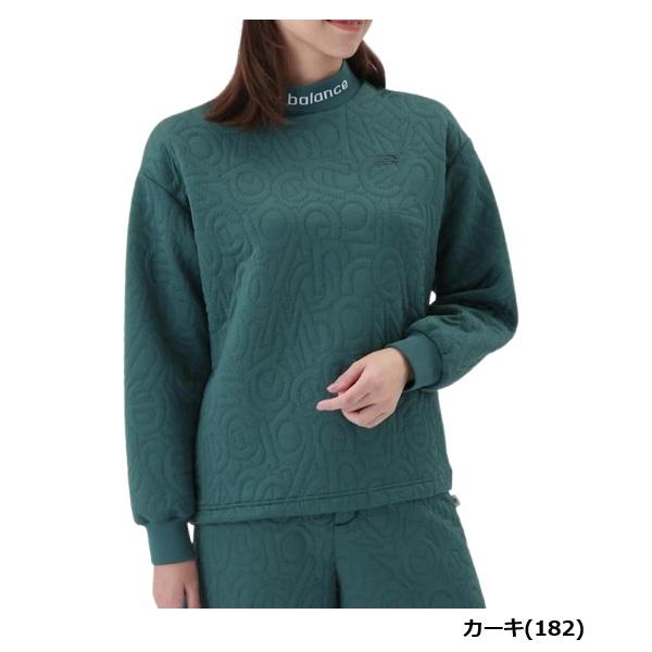 ニューバランス ゴルフ レディース テクスチャー モックネック プルオーバー New Balance Golf 012-5262505 2025年秋冬モデル | New Balance Golf | 03