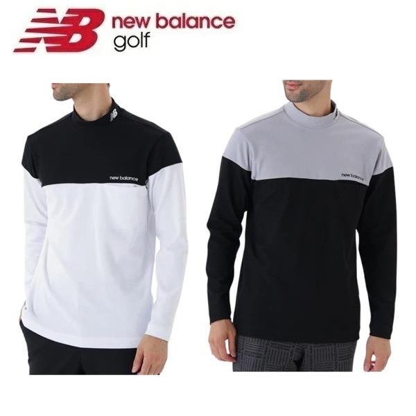 ニューバランス ゴルフ メンズ シャツ UV ストレッチ 長袖 モックネック プルオーバー New Balance Golf 012-5267001 2025年秋冬モデル | New Balance Golf