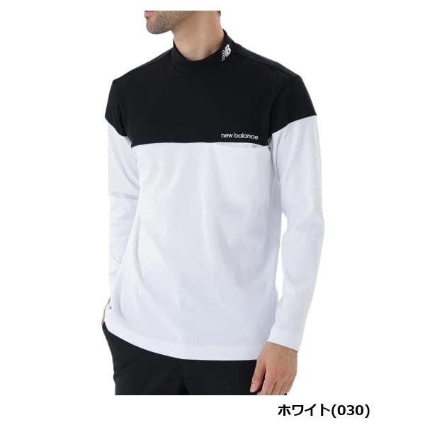 ニューバランス ゴルフ メンズ シャツ UV ストレッチ 長袖 モックネック プルオーバー New Balance Golf 012-5267001 2025年秋冬モデル | New Balance Golf | 01