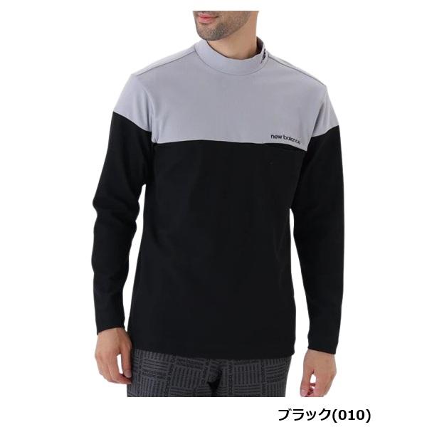 ニューバランス ゴルフ メンズ シャツ UV ストレッチ 長袖 モックネック プルオーバー New Balance Golf 012-5267001 2025年秋冬モデル | New Balance Golf | 02