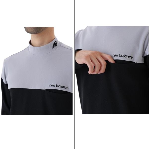 ニューバランス ゴルフ メンズ シャツ UV ストレッチ 長袖 モックネック プルオーバー New Balance Golf 012-5267001 2025年秋冬モデル | New Balance Golf | 07