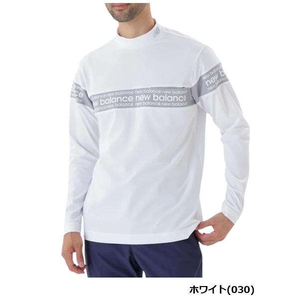 ニューバランス ゴルフ メンズ シャツ 保形性 ストレッチ 長袖 モックネック プルオーバー New Balance Golf 012-5267002 2025年秋冬モデル | New Balance Golf | 01