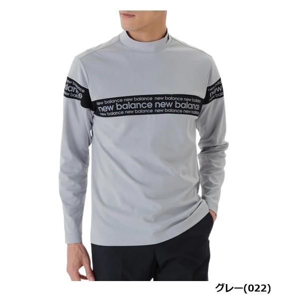 ニューバランス ゴルフ メンズ シャツ 保形性 ストレッチ 長袖 モックネック プルオーバー New Balance Golf 012-5267002 2025年秋冬モデル | New Balance Golf | 03