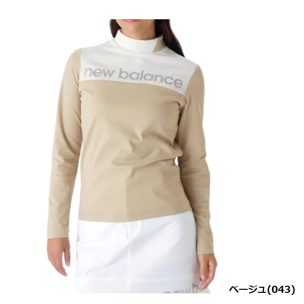 ニューバランス ゴルフ レディース 保形性 ストレッチ 長袖 モックネック プルオーバー   New Balance Golf 012-51267501 2025年秋冬モデル | New Balance Golf | 02