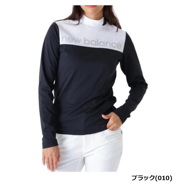 ニューバランス ゴルフ レディース 保形性 ストレッチ 長袖 モックネック プルオーバー   New Balance Golf 012-51267501 2025年秋冬モデル | New Balance Golf | 01