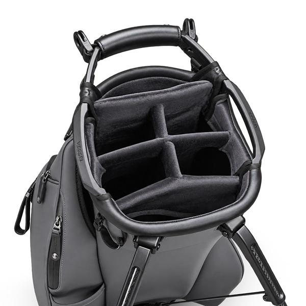 ベゼル ゴルフ スタンド キャディバッグ スタンドバッグ Player 6.0 Stand Bag Gray VESSEL | VESSEL（スポーツ） | 06