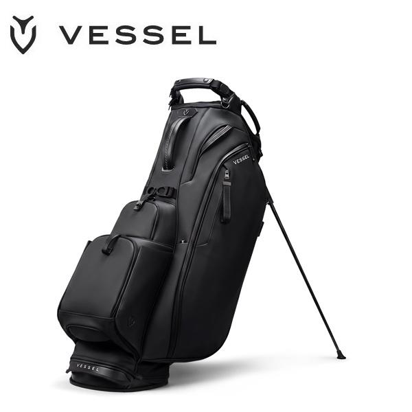 ベゼル ゴルフ スタンド キャディバッグ プロ スタンドバッグ Player 6.0 Pro Stand Bag Black VESSEL | VESSEL（スポーツ）