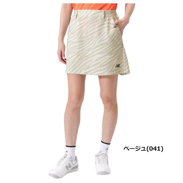 ニューバランス ゴルフ レディース ロゴラインゼブラ柄 ジャージー スカート New Balance Golf 012-6134504 2026年春夏モデル | New Balance Golf | 02