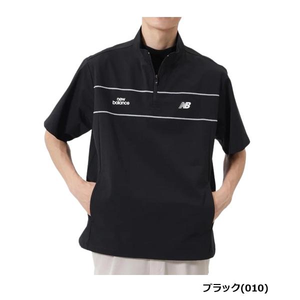 ニューバランス ゴルフ メンズ ハーフスリーブ スタンドジップ プルオーバー New Balance Golf 012-6164003 2026年春夏モデル | New Balance Golf | 01