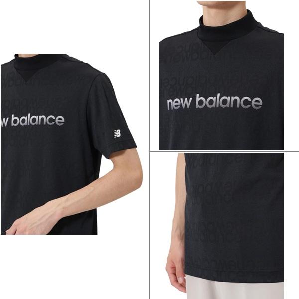 ニューバランス ゴルフ メンズ シャツ リフレクトロゴボーダー柄 ショートスリーブ モックネック プルオーバー New Balance Golf 012-6166005 2026年春夏モデル | New Balance Golf | 10