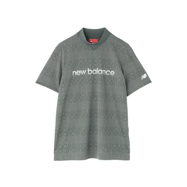 ニューバランス ゴルフ メンズ シャツ リフレクトロゴボーダー柄 ショートスリーブ モックネック プルオーバー New Balance Golf 012-6166005 2026年春夏モデル | New Balance Golf | 05