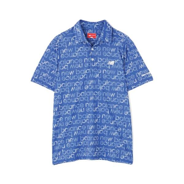 New Balance Golf ニューバランス 総柄 ロゴ ポロシャツ 4 New Balance Golf（ニューバランスゴルフ） ニューバランス ゴルフ